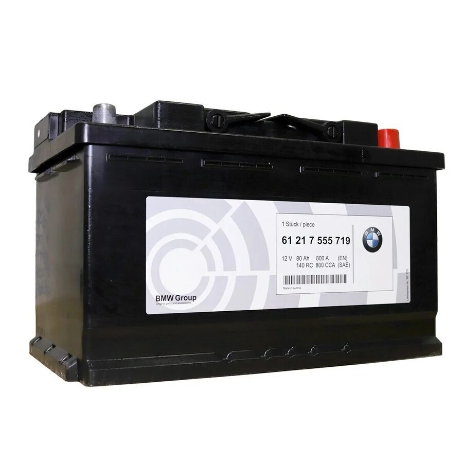 Автомобильный аккумулятор BMW AGM 80 Ah 800A (315x175x190) 61 21 7 555 719