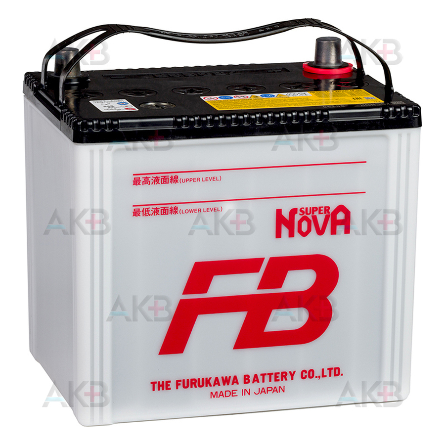 Автомобильный аккумулятор FB Super Nova 75D23R (65L 620A 230x169x225)
