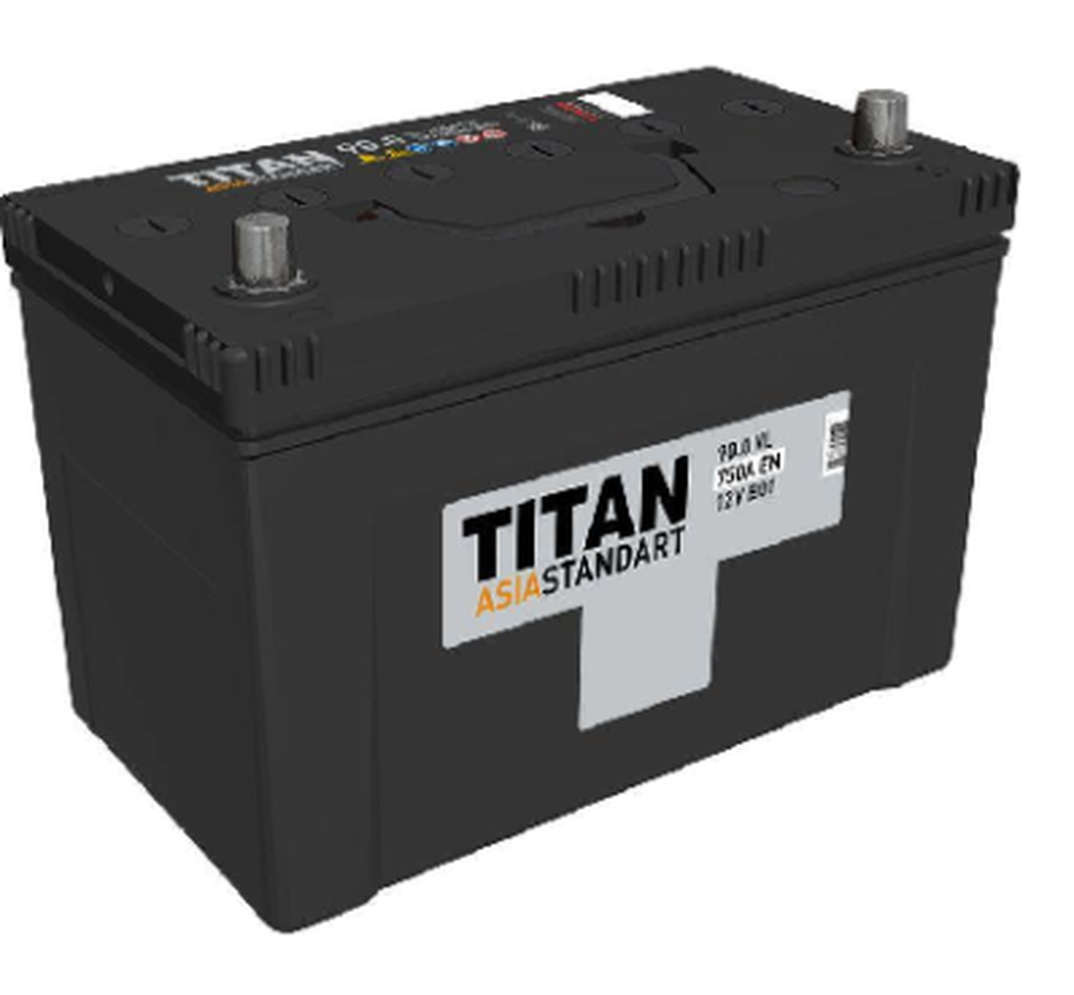 Автомобильный аккумулятор Titan Asia Standart 90 Ач 750А прям. пол. (304x175x223) 6СТ-90.1 VL B01