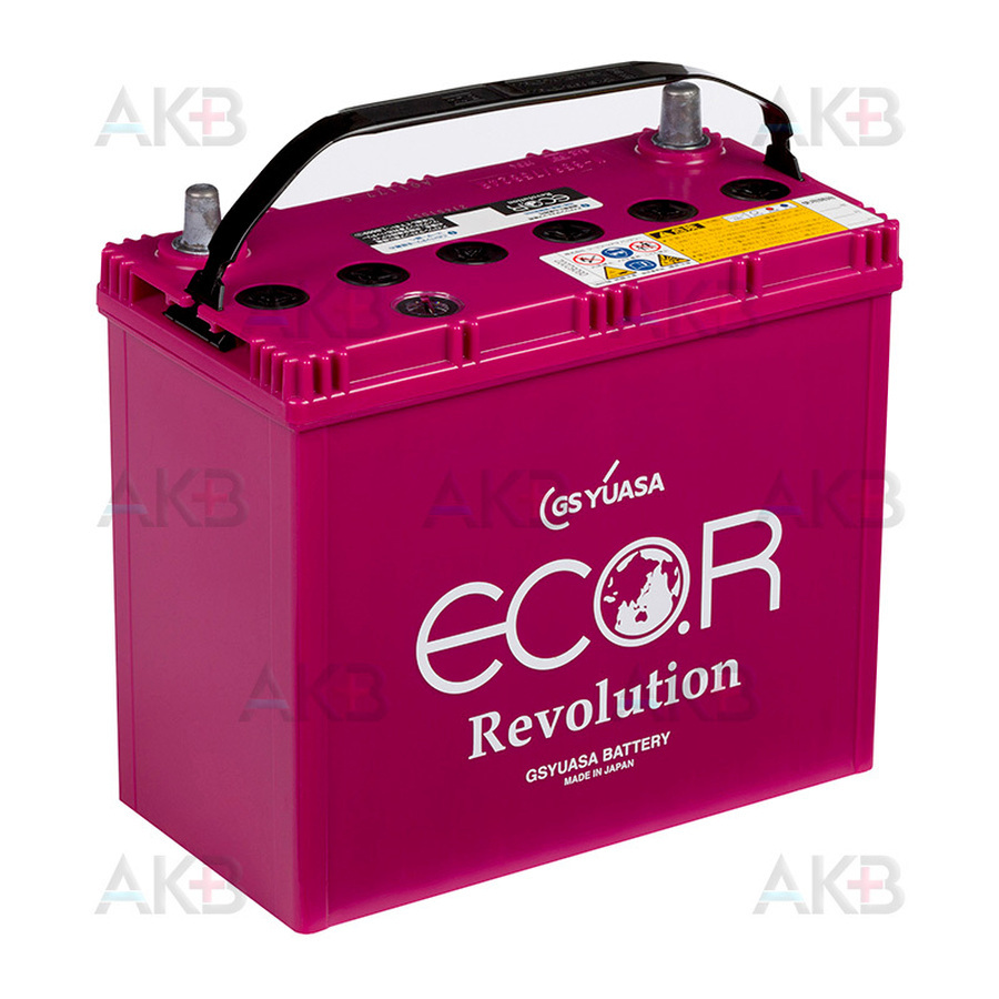 Автомобильный аккумулятор GS Yuasa ER-75B24R N-65R (50L 520A 238x128x227) ECO.R Revolution Start-Stop