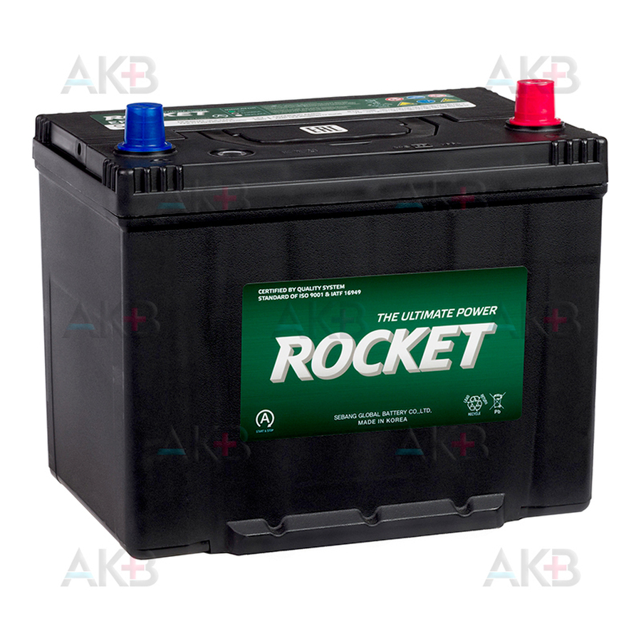 Автомобильный аккумулятор Rocket EFB S95L 70Ah 810A обр. пол. (260x175x225)