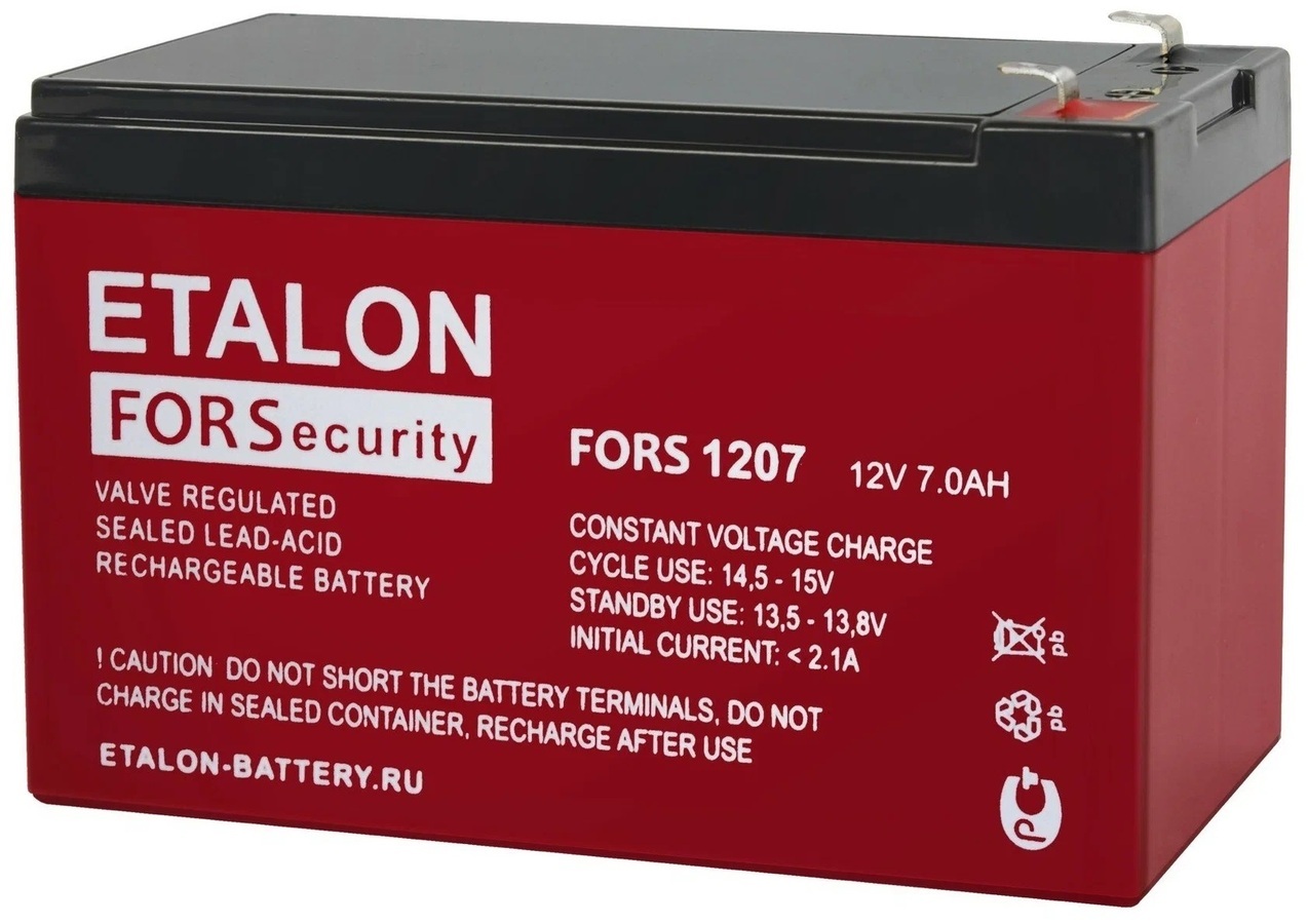 Аккумуляторная батарея ETALON FORS 1207 (12V 7 Aч 151x65x94)