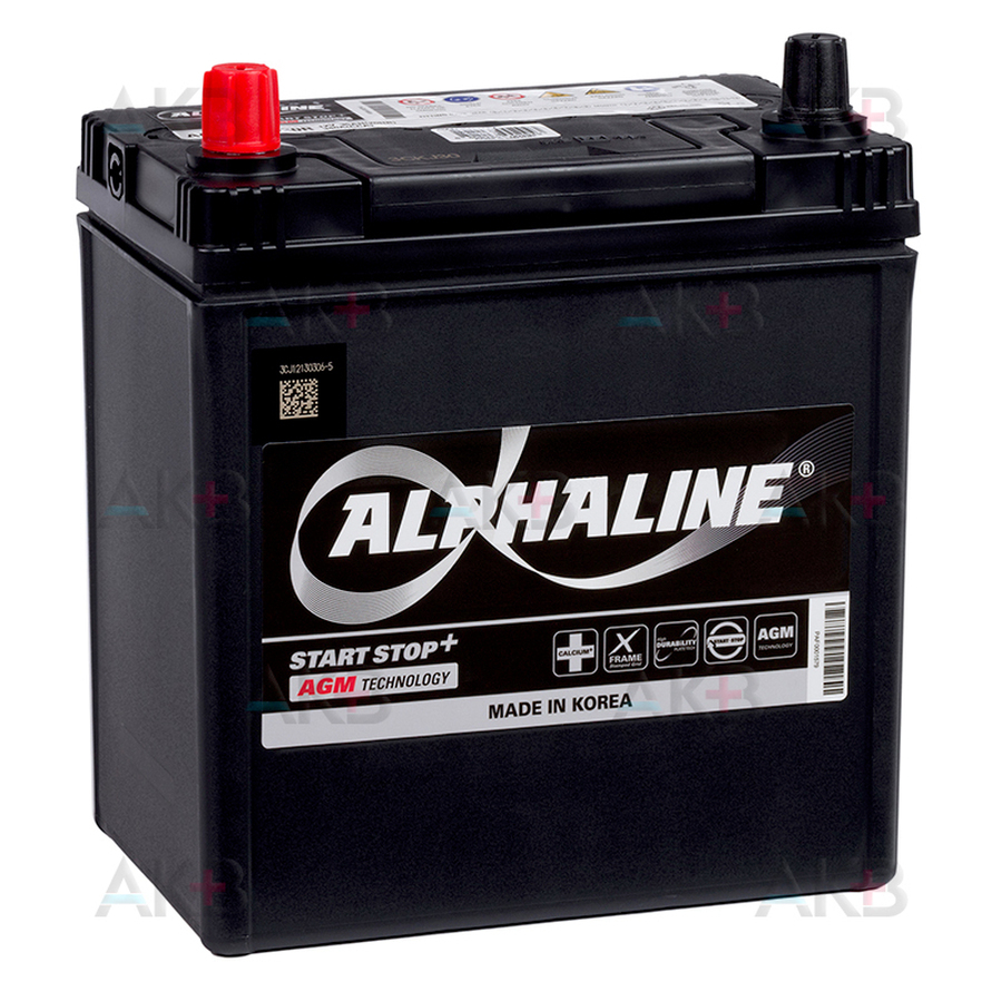 Автомобильный аккумулятор Alphaline AGM 35Ah 340A п.п. AX S34B20R (197x127x220) Start-Stop