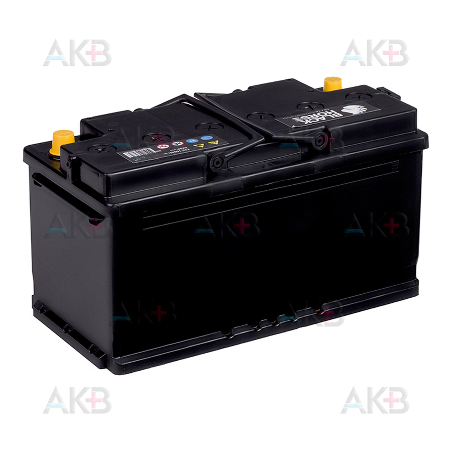 Автомобильный аккумулятор Black Horse 100R 820A 353x175x175 (низкий)