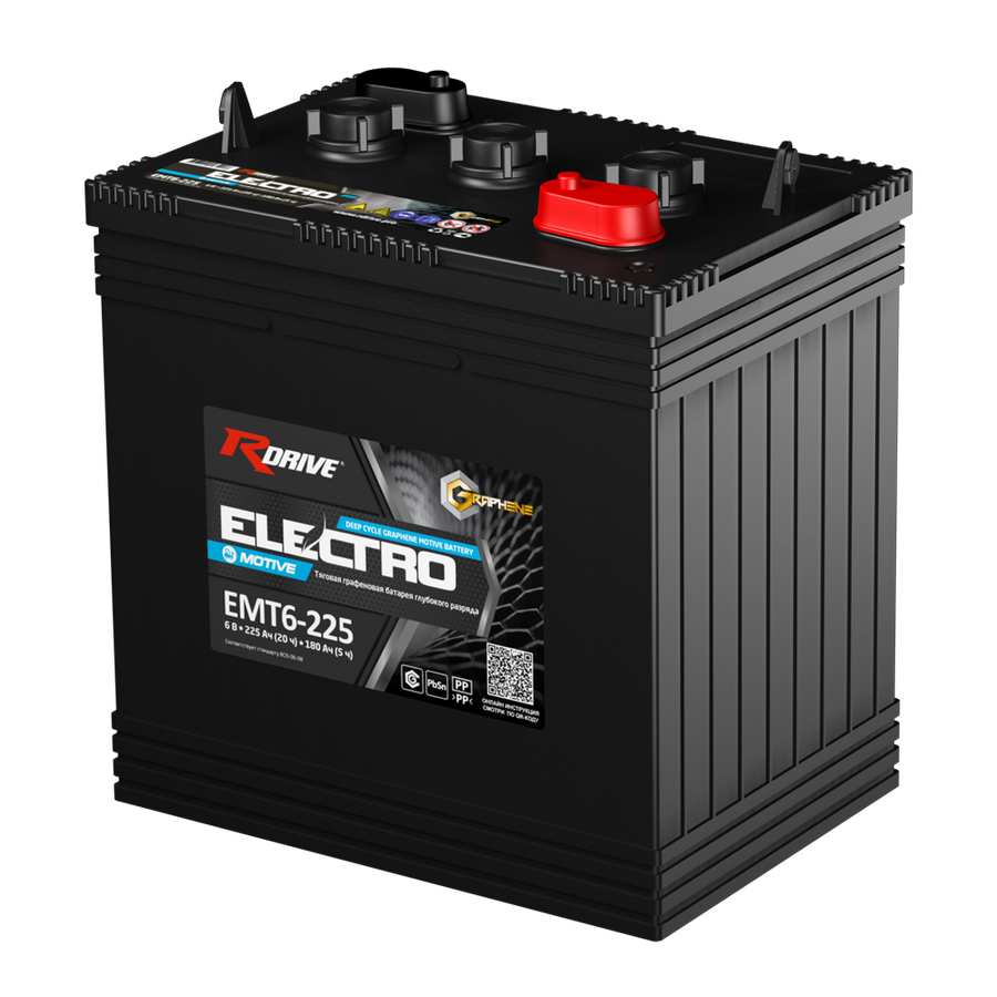 Аккумуляторная батарея RDrive ELECTRO Motive EMT6-225 (261x182x290) Deep Cycle