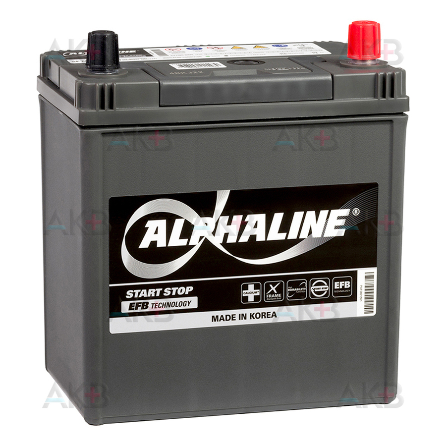 Автомобильный аккумулятор Alphaline EFB 55B20L 40R (420A 187x127x220) M42 Start-Stop