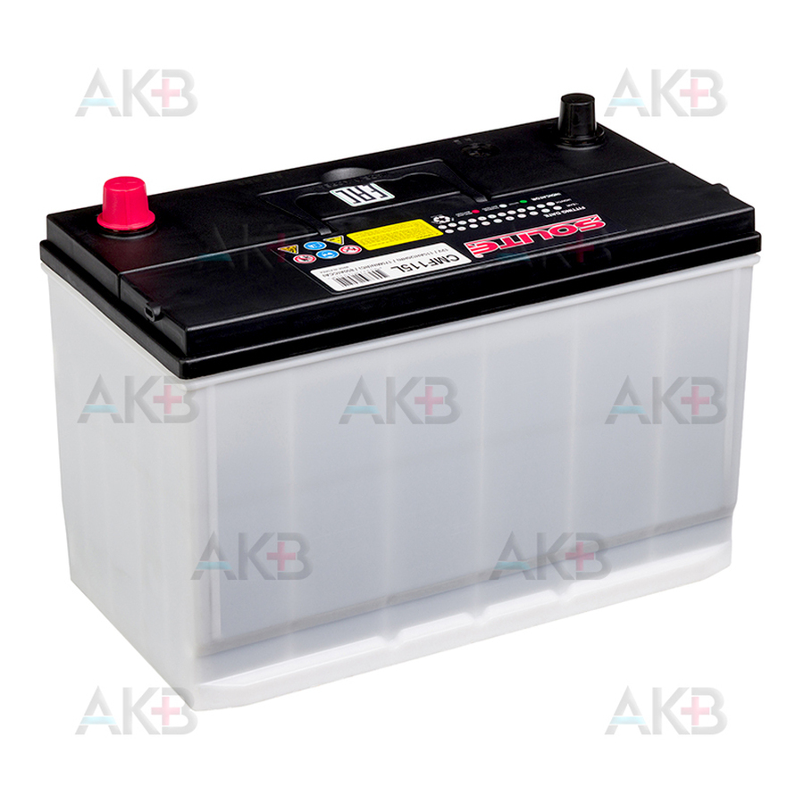 Автомобильный аккумулятор Solite CMF115L 115Ah 850A (330x175x225) о/п