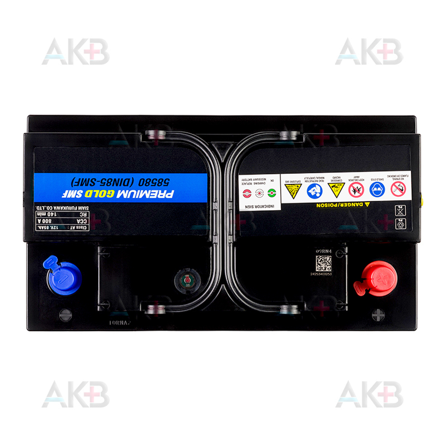 Автомобильный аккумулятор FB Premium Gold SMF 85 Ач 800A обр. пол. 58580 (315х175х190) LN4 DIN 85