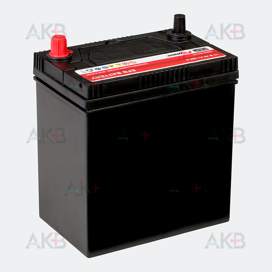 Автомобильный аккумулятор Аккумулятор RDrive OEM EFB-M42 40 Ач 390A обр. пол. (187x127x220) 28800-B2100 TOYOTA