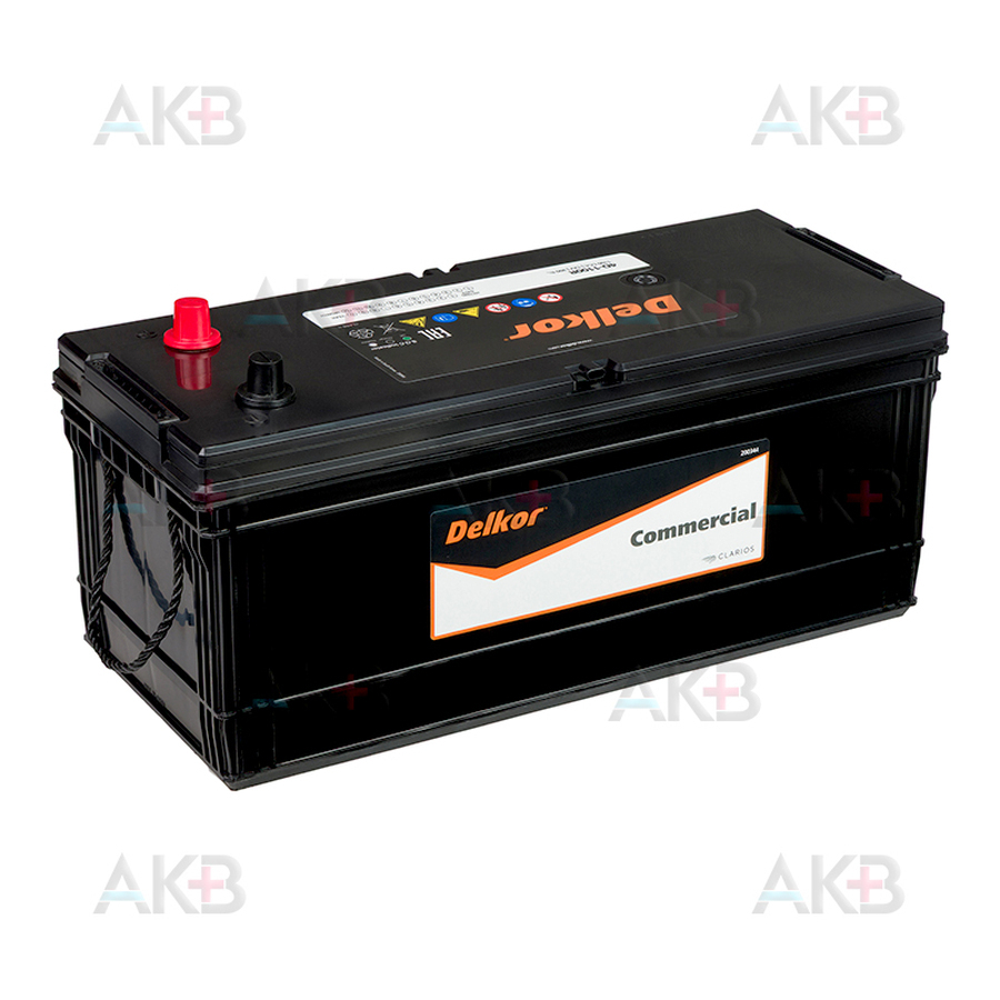 Автомобильный аккумулятор Delkor 4D-1100R 200 Ач обр. пол. 1100A (507х213х231) 300RC