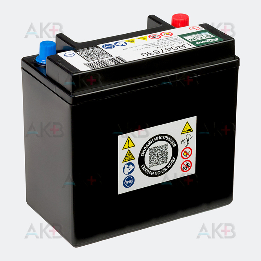 Мото аккумулятор Аккумулятор RDrive OEM AGM LR047630 14 Ah 200А (150x87x145) LAND ROVER Jaguar узк. клеммы