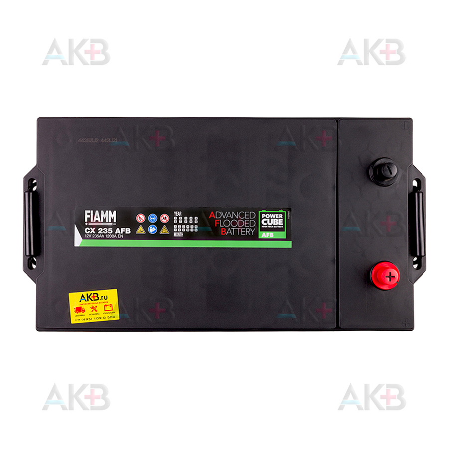 Автомобильный аккумулятор Аккумулятор Fiamm Power Cube AFB 235 Ah 1200A (518x276x242) Heavy Duty CX235A