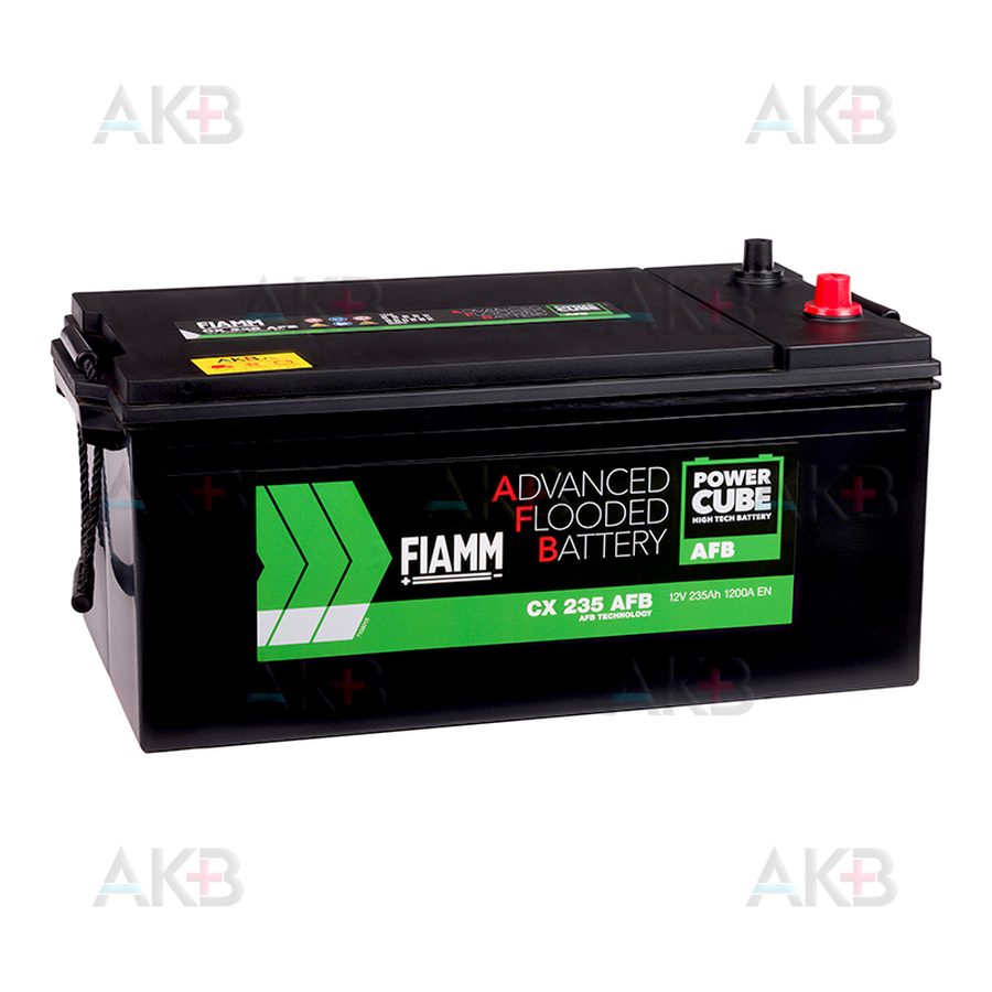 Автомобильный аккумулятор Аккумулятор Fiamm Power Cube AFB 235 Ah 1200A (518x276x242) Heavy Duty CX235A