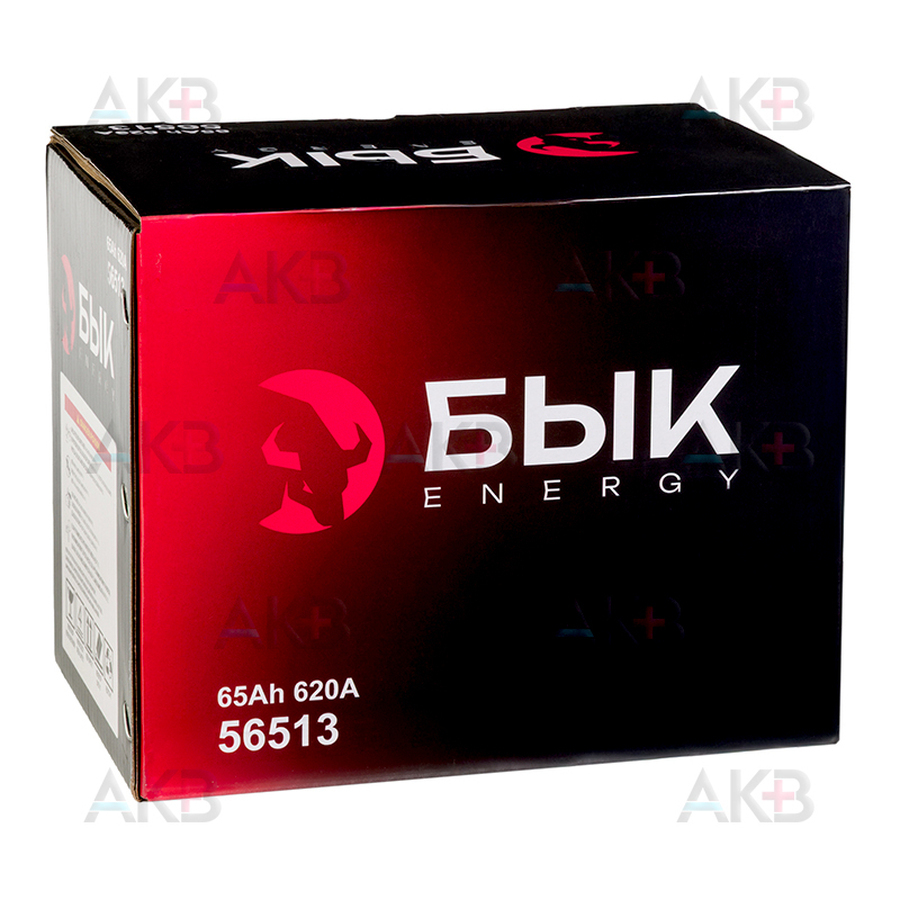 Автомобильный аккумулятор БЫК Energy 56513 65Ah 620A обр. пол. (242x175x190)