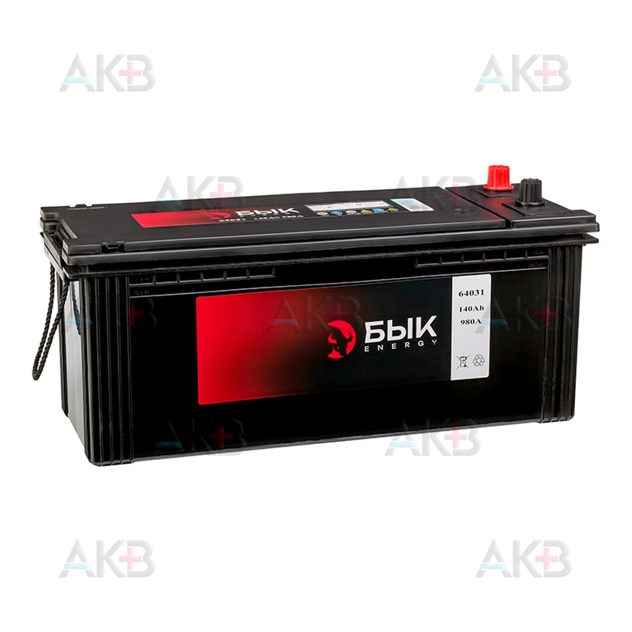 Автомобильный аккумулятор БЫК Energy 64031 140Ah 980A прям. пол. (506х183х223)