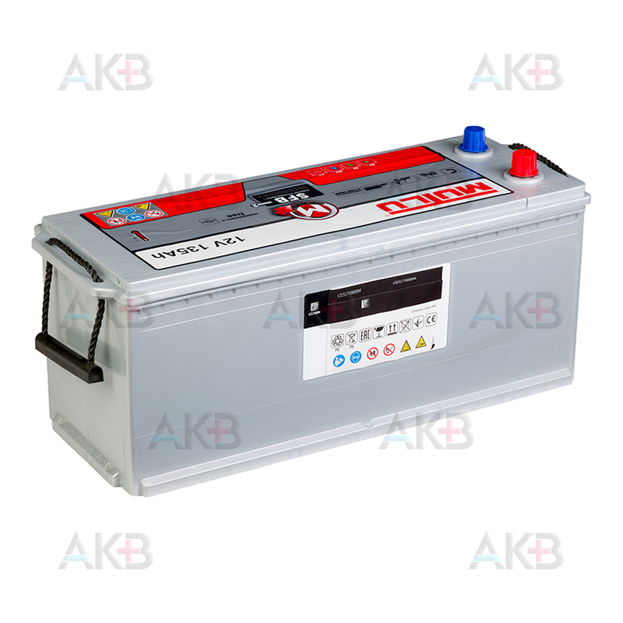 Автомобильный аккумулятор Mutlu SFB 2 63534 135 Ач 950A обр. пол. (510x189x195) D4.135.095.A