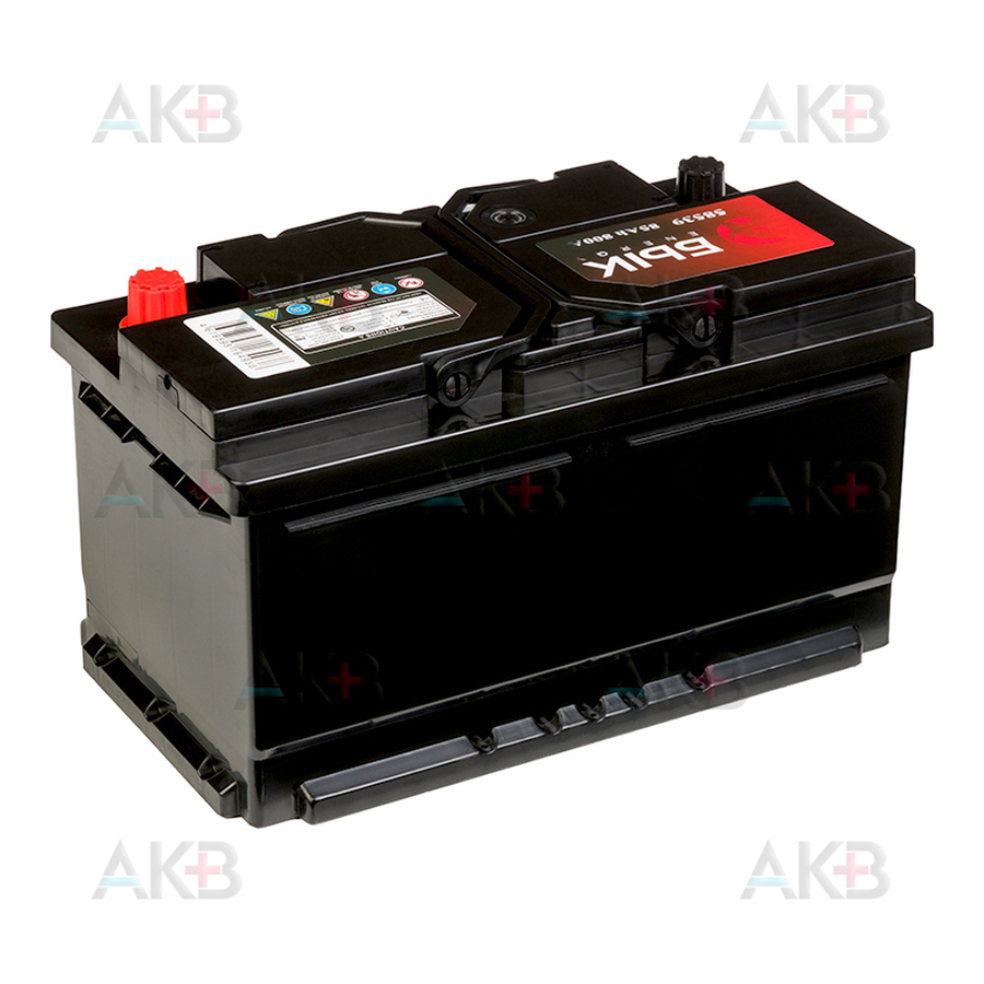 Автомобильный аккумулятор БЫК Energy 58539 85 Ah 800A обр. пол. (315x175x175) низкий