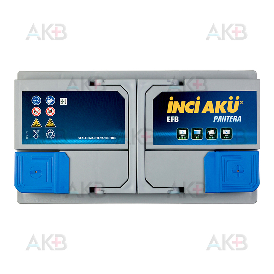 Автомобильный аккумулятор INCI AKU START-STOP EFB PANTERA 80 Ач 730A обр. пол. (315x175x190) L4 080 073 013