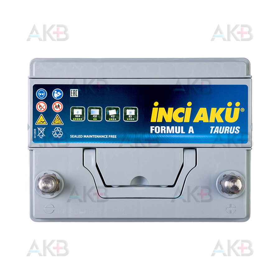 Автомобильный аккумулятор INCI AKU FORMUL A TAURUS 60 Ач 540А обр. пол. (232x173x225) D23 060 054 011 JIS TYPE SLI