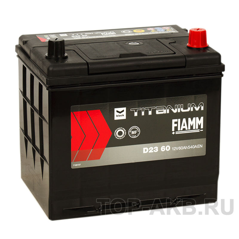 Автомобильный аккумулятор Fiamm Asia 60R 540A 232x173x225