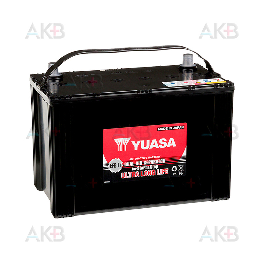 Автомобильный аккумулятор YUASA EPIY T115R 130D31R 87 Ач 740A прям. пол. (305x173x227) EFB Start-Stop Made in Japan