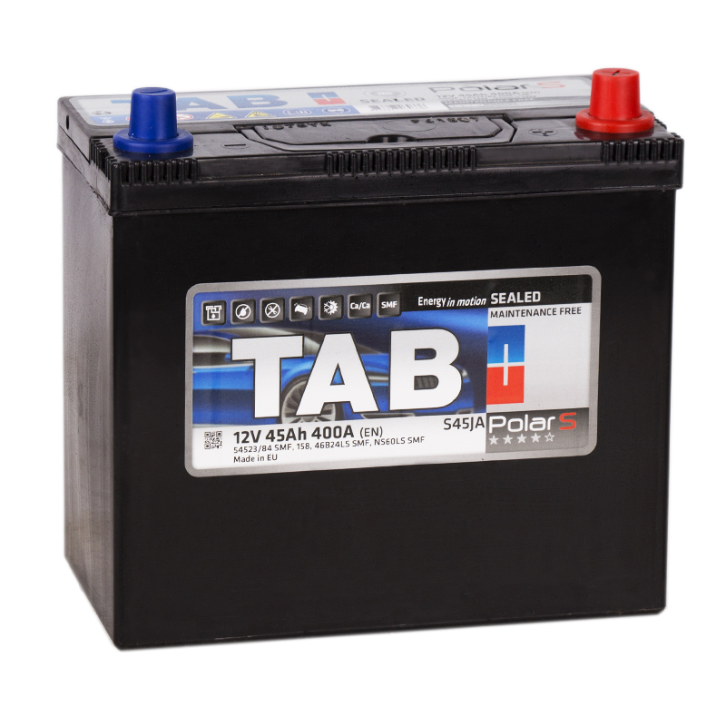 Автомобильный аккумулятор Tab Polar S 45R (400А 238x129x227) 246845 54523/84