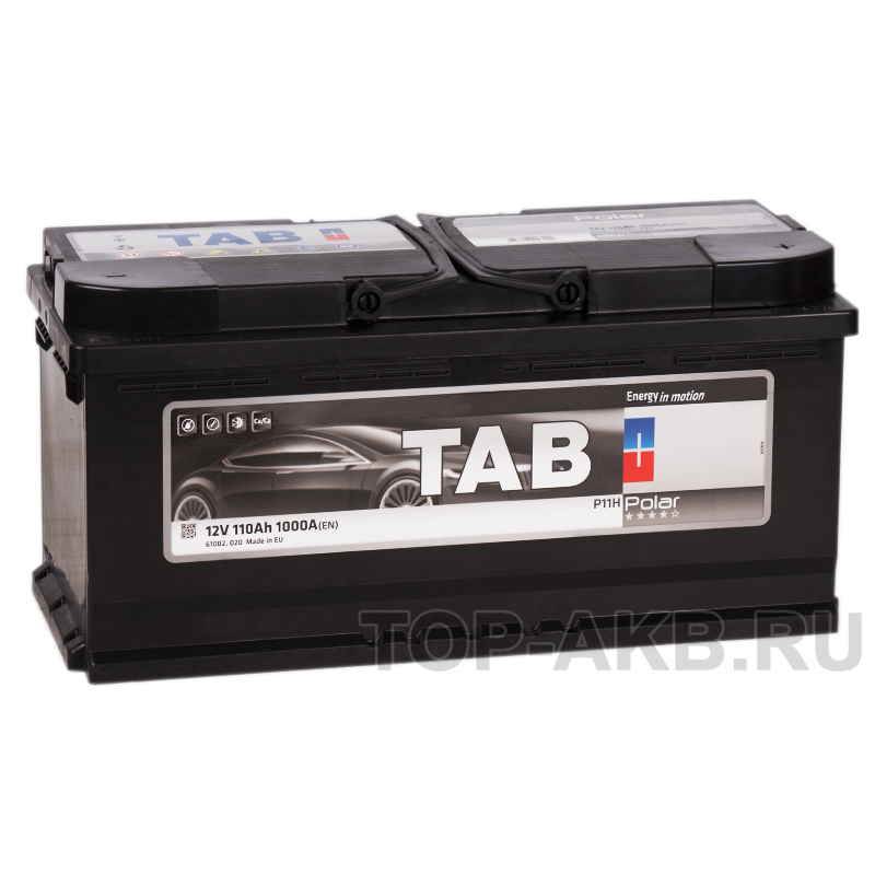 Автомобильный аккумулятор Tab Polar 110R (1000A 393x175x190) 245610 61002