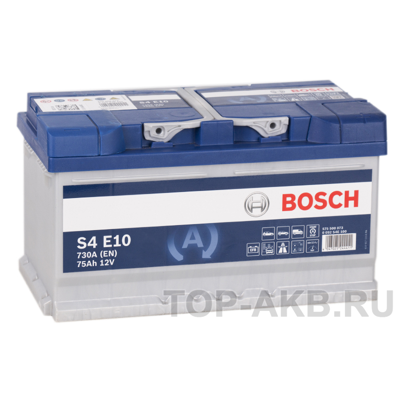 Автомобильный аккумулятор Bosch S4 EFB Start-Stop 75R (730A 315x175x175) E10