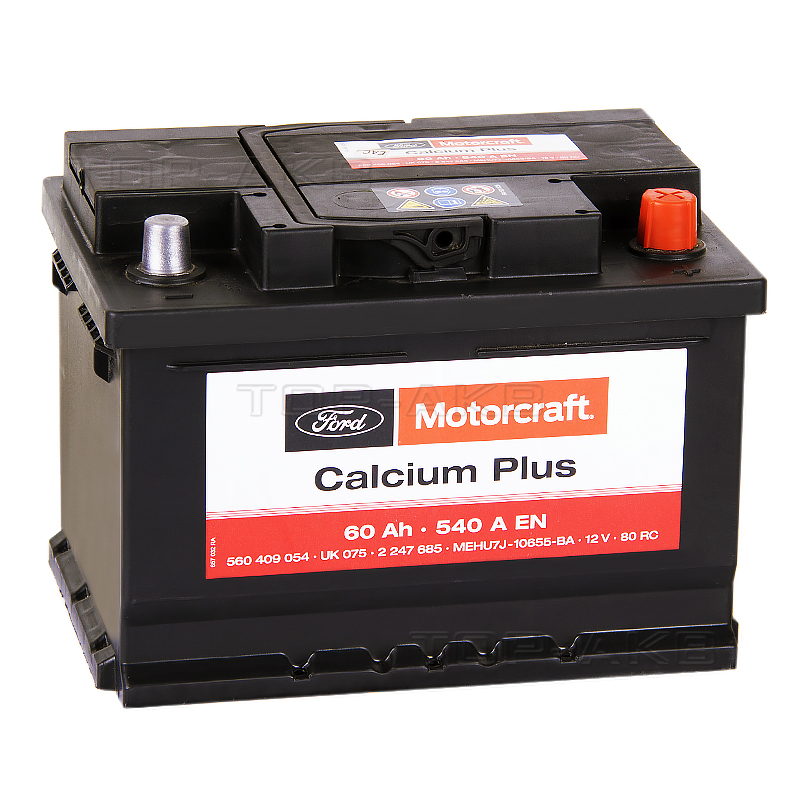 Купить Автомобильный аккумулятор Motorcraft Calcium Plus (FORD) 60 Ач ...