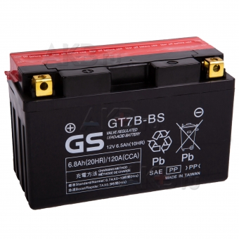 GS GT7B-BS 12V 6Ah 100А (150x65x93) прям. пол. AGM сухозаряж. GS YUASA