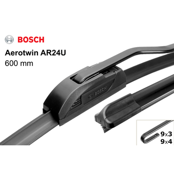 Bosch AeroTwin AR24U 600мм/24 (бескаркасная) 3 397 008 538