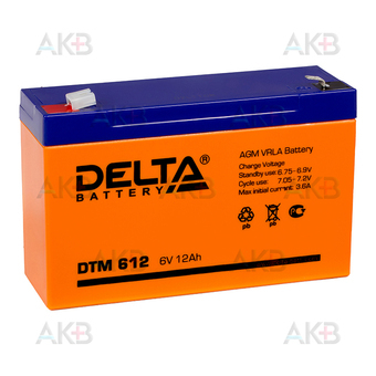 Delta DTM 612, 6V 12Ah (151x50x94)