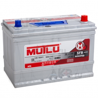 Автомобильный аккумулятор Mutlu Mega Calcium 115D31FL SFB M3 100R обратная пол. 850A (306x175x225) с бортиком