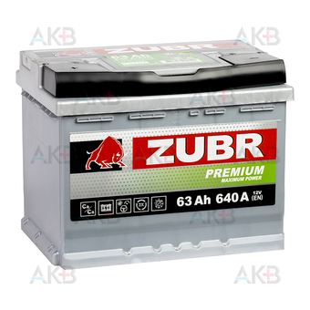ZUBR Premium 63L 640A (242x175x190)