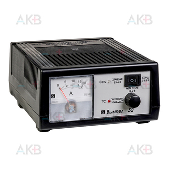 Зарядное устройство Вымпел 32 (0,8-20А перекл.13,6В-14,4В-15,0В) авт., стрел. ам-р. Фото 1