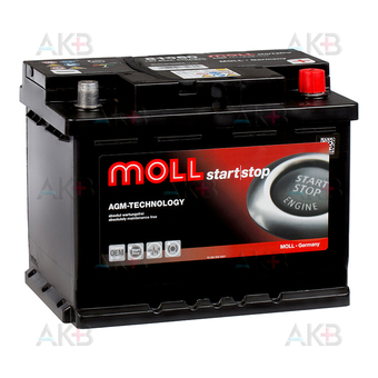 Moll AGM 60R Start-Stop 640A 242x175x190