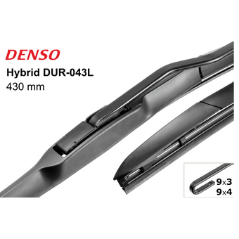 DENSO DUR-043L - 430мм/17 (гибридная с универсальным адаптером)