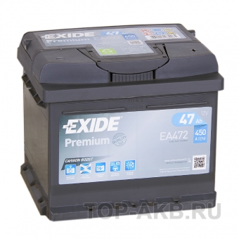 Exide Premium 47R 450A 207x175x175 EA472