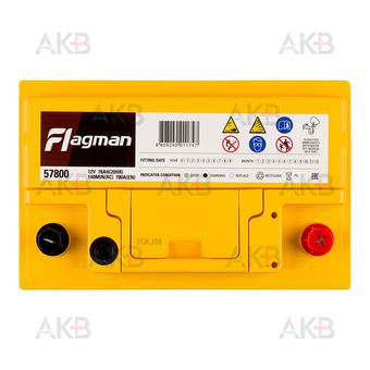 Автомобильный аккумулятор Flagman 78R L3 780A (278x175x190) 57800. Фото 1