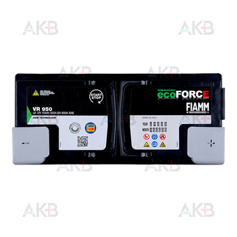Автомобильный аккумулятор Fiamm Ecoforce AGM 105R 950A 393x175x190 (L6) Start-Stop VR950. Фото 1