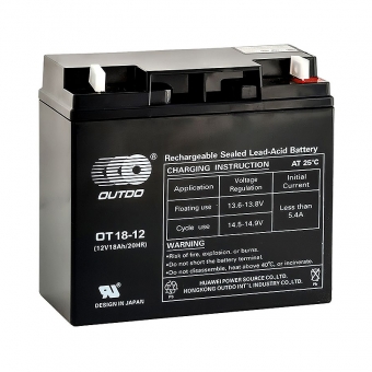 OUTDO VRLA 12V 18 Ah (OT18-12) 181x77x167