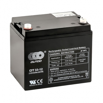 OUTDO VRLA 12V 33 Ah (OT33-12) 196x130x155