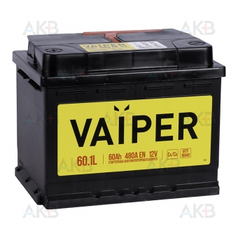 Автомобильный аккумулятор Vaiper 60L 480A 242x175x190