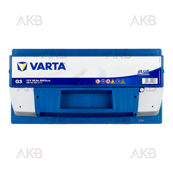 Автомобильный аккумулятор Varta Blue Dynamic G3 95R 800A 353x175x190. Фото 1