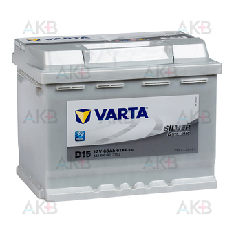Varta Silver Dynamic D15 63R 610A 242x175x190 (563400061)