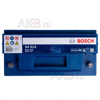 Автомобильный аккумулятор Bosch S4 013 95R 800A 353x175x190. Фото 1