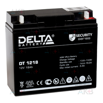 Delta DT 1218, 12V 18Ah (181x77x167)
