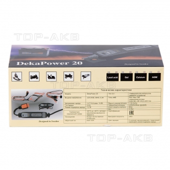 Зарядное устройство DekaPower 20 (0-2A) 12V, 1-20Ач. Фото 2