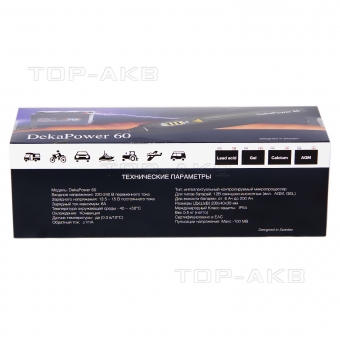 Зарядное устройство DekaPower 60 (0-6A) 12V, 6-200Ач. Фото 2