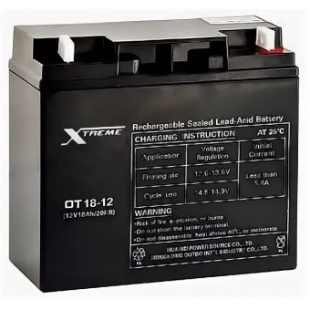 Xtreme VRLA 12V 18 Ah (OT18-12) 181x77x167